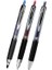 Siyah Kırmızı Pilot Kalem 3 Adet Uniball Signo Micro 207 0.5 mm Roller Uç Kalem UMN-207 Inci Uçlu Likit Mürekkepli 2