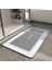 Banyo Paspası - Kaymaz Süper Emici Lekeye Dayanıklı Hızlı Kuruyan Ince Banyo Halısı - Küvet Vanity Için Zemin Paspası - Kolay Bakım 40 x 60 1