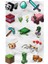 Major Selection Minecraft Temalı Laptop Notebook Tablet Sticker Seti 16 Adet 2