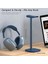 Kulaklık Tutucu, Tüm Kulak Üstü Bluetooth Kulaklıklar Için Kulaklık Standı, Ağırlıklı Tabanlı Evrensel Kulaklık Tutucu + Alüminyum Boru, Oyun Kulaklığı Tutucu, Çalışma Masası Aksesuarı (Mavi) 4