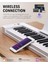 Dp-06 Katlanabilir Piyano, 61 Tuşlu Tam Boy Yarı Ağırlıklı Klavye, Bluetooth Taşınabilir E-Piyano, Yeni Başlayanlar Için, Çantalı 3