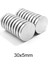Magnet 2 Adet Neodyum Mıknatıs, Çap 30MM x Kalınlık 5mm Yuvarlak Süper Güçlü Magnet 3