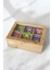 Bambu 6 Bölmeli Çay Kutusu -%100 Orjinal Bambu Mıknatıslı Kapak 21X16,5 X7CM 4