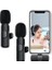 Iphone ve Type C Uyumlu Ikili Kablosuz Yaka Mikrofonu K9 Lightnıng Youtube Facebook 3