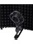 PF-43PS Mikrofon Ses Yalıtım Paneli 5 Bölümlü Ayaklı 69X26CM (Filtre Sünger Shock Mount Kablo Hediye) 3