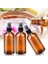 100ML Küçük Amber Cam Sprey Şişesi Boş Ince Sis Cam Şişeler Uçucu Yağlar Için Atomizer Sprey Şişesi, Koku Yağı Örneği, Aromaterapi, Kimyasal Sıvı - 5'li Paket 3