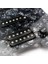 Gitar Pickguard 3 Katlı Ssh Yüklü Kablolu Humbucker Pickguard Manyetikler Gitar Için Set, Siyah Inci 5