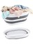 Home Katlanabilir Plastik Çamaşır Selesi Sepeti, Çok Amaçlı Katlanabilir Oyuncak Sepeti, Hafif ve Dayanıklı, Mükemmel Organizasyon ve Depolama Çözümü (27 Litre) 1