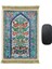 Ipeq Beyaz Dekoratif Küçük Halı Mousepad 1