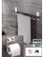 Paslanmaz Çelik 40CM Havluluk ve Tuvalet Kağıtlığı Set - Inox Yapışkan Bant Sistem 1