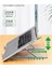 Notebook Standı 2in1 Katlanabilir Taşınabilir Folding Alüminyum Dizüstü Bilgisayar Standı Telefon Standlı 13 Kademeli 4