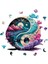 - Ahşap Puzzle Yetişkinler Için - Yin Yang Benzersiz Parçalı Puzzle - 141 Parça Ahşap Yapboz - Yapıştırıcı Folyo Dahil - Dekoratif Ahşap Puzzle - 28X28 cm - Wz-12 1