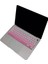 MacBook Air Klavye Koruyucu Ultra Ince A2337 A2179 M1 Çip Uyumlu Türkçe Q Silikon Yıkanabilir Koruyucu Stiker Film Pembe 5
