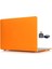 MacBook Air 13.6 Inç M2 M3 M4 Uyumlu Kılıf, Mat Flu Sert Kapak, Ince Hafif Darbe Önleyici Koruma, Şeffaf & Renk Seçenekli Hardcase Turuncu 1