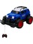 Uzaktan Kumandalı Pilli Full Fonksiyon Işıklı Drift Atabilen Offroad Yüksek Teker Araba Jeep, Kutulu ve Dayanıklı Malzeme (Mavi-Beyaz) 1