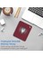 Mini Office Mouse Pad 22X18 Cm, Küçük Boy - Small Ofis Tipi Kaymaz Taban Mouse Ped, Fare Altlığı, Düz Masa Koruyucu Klavye Altı Mousepad (Bordo) 4
