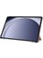 Samsung Tablet ile Uyumlu Tablet Kılıfı Smart Cover Uyku Modlu Standlı Arkası Sert Şeffaf Kapak (Rosegold, Galaxy Tab A9 X110) 3