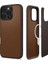 Ciel By Cyrıll iPhone 16 Pro Max ile Uyumlu Magsafe Kılıf Kajuk Mag Hava Kanalı Teknolojisi Askeri Sınıf Koruma Saddle Brown Vegan Deri Kapak - ACS08397 1