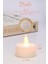 Adet LED Mum Tealight Mini Dumansız Pilli Alevli Dekoratif Yapay Mum Işıldak Beyaz 1036-2 5