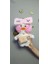Kawaii Karikatür 30 cm Ördek Pembe Kıyafetli Aksesuarlı Beyaz 3