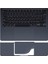 Touchpad Koruyucu Sticker Film – MacBook Air 15.3” ile Uyumlu M2,m3,m4 A2941 A3114 A3241 – Trackpad Jelatin, Çizilme ve Parmak Izi Önleyici, Kolay Uygulama Gece Mavisi 1