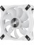 Ql Serisi, Icue QL120 Rgb Beyaz, 120MM, Pwm, Lighting Node Core Rgb Kontrolcü Dahil, Rgb Fan, 3'lü Paket (CO-9050104-WW) 4