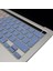MacBook Klavye Koruyucu – Touchbar Pro M1,m2 13 Inç A2289 A2251 A2338 & 16 Inç A2141 Uyumlu • Türkçe Q + Uk Iso Enter • Silikon Toz & Sıvı Koruma Mavi Pembe 3