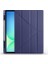Samsung Galaxy Tab S10 Fe Plus / 13.1" Inç ile Uyumlu Kılıf Tri Folding Silikon Kalem Bölmeli Katlanabilir Standlı Pu Deri Yumuşak Kapak, Tablet Kılıfı [akıllı Kapak, Uyku Modlu] - Lacivert 2