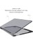 MacBook Air 13.6 Inç Kılıf - Uyumlu M2/m3/m4 A2681, A3113, A3240 - Darbeye Dayanıklı Outdoor Tpu Koruyucu Kapak - Şeffaf & Ince Tasarım Siyah 3