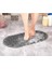Masajlı Kaydırmaz Banyo Paspası (Siyah, Gri, Oval) 2
