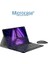 Lenovo Tab M10 TB-X306F 10.1 Inch ile Uyumlu Bluetooth Klavye ve Mouse + Standlı Kılıf - Bkk6 2