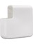 MacBook Pro Şarj Adaptör Kılıfı Silikon 96W Usb-C A2141, 87W Usb-C A1707 A1990, 85W Magsafe 2 A1398 ve 85W Magsafe 1 A1286 A1297 Uyumlu Ince Esnek Hafif Koruma Beyaz 1