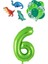 Gitti Dinazor Set; Rakam Folyo, 3 Adet Mini Dinazor ve 10 Lu Balon (6) 1