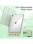 Ipad Air 11INÇ 2024 Air 4/5/6.nesil 10.9 ile Uyumlu Kılıf Pen Charge Şeffaf Kalem Bölmeli Case, Açık Yeşil 5