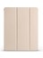 iPad Air 13 2025 M3 Kılıf Standlı Kalem Bölmeli Smart Cover Kılıf Gold 1