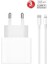 iPhone 35W Usb-C X/11/12/13/14/pro/max Type-C To Lightning Gan Tech Güç Adaptörü ve Kablo Set 2