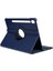 Galaxy Tab S9 Fe 10.9inç X510 X516 ile Uyumlu Kılıf 360 Dönebilen Standlı Case Lacivert 1
