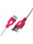 Coral USB A-C Hızlı Şarj Kablosu (Beyaz + Beyaz/pembe Uç) (150 Cm) 1