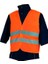 Yeleği Fosforlu 5 cm Reflektörlü Turuncu Görevli Işçi Güvenlik Yeleği 2