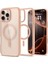 iPhone 16 Pro Max ile Uyumlu Ince Magsafe Kılıf Ultra Hybrid Sararma Karşıtı Duraclear Hava Kanalı Teknolojisi Askeri Sınıf Koruma Magfit Rose Şeffaf Kapak - ACS08690 1