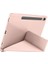 Samsung Galaxy Tab S9 ile Uyumlu Kılıf Tri Folding Silikon Kalem Bölmeli Katlanabilir Standlı Pu Deri Yumuşak Kapak, Tablet Kılıfı [kalem Alanı, Akıllı Kapak, Uyku Modlu] - Mor 2