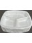 Tek Kullanımlık Köpük 3 Bölmeli Tabldot Köpük Tabak - 23.5X25 Cm. - 10 Adetlik 1 Paket 1