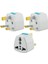 Tip G Ingiliz Adaptör Fişi – Hindistan, Ingiltere, Dubai, Hong Kong, Irlanda, Singapur, Hac ve Umre Uyumlu, 2 ve 3 Uçlu Fiş Dönüştürücü Priz, Uluslararası Seyahat Adaptörü 1