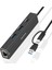 USB 3.2 Hub Lan Adaptörü 1000MBPS, USB 3.1 Hub Gen2, 3* 10GBPS Bağlantı Noktası (2* Tip-A ve 1* Tip-C) ve RJ45 Gigabit Ethernet Ağ Adaptörü, Alüminyum Ethernet Hub ve USB 3.0/2.0 Uyumlu, RSH-ST310 1