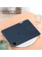 iPad Tablet Ile Uyumlu Kılıf Lüks Kadife Iç Kaplamalı Suni Deri Mıknatıslı Standlı Tablet Arka Kapak (Lacivert, iPad Pro 4.nesil 11 Inch) 5