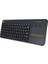 K400 Plus Rf Kablosuz Qwerty Türkçe Siyah Klavye (Standart, Kablosuz, Rf Kablosuz, Qwerty, Siyah) 5