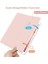 Galaxy Tab A9 Plus X210 ile Uyumlu Kılıf Kablosuz Klavyeli Case Mobax X113 X115 X117 Pembe Açık 4