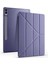 Galaxy Tab S7 Fe T735 / T737 / T730 12.4 Inç Ile Uyumlu Üçgen Katlanilir Kalemlikli Standlı Akıllı Kılıf Lavanta 1