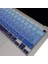 Macbook Air M1 13INÇ Klavye Koruyucu Türkçe Q Ombre A2179 A2337 ile Uyumlu Lacivert Mavi 4