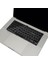 MacBook Klavye Koruyucu Arapça Baskılı Uk-Ters L Enter Tipi Air 13,6-15,3inç- Pro 14,2-16,2inç M1-M2-M3-M4 Pro Max Uyumlu, Silikon Klavye Filmi, Ultra Ince Hafif Yıkanabilir Siyah 5